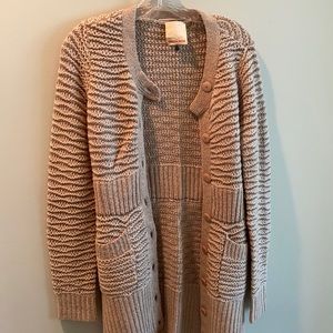 Cream knit cardigan